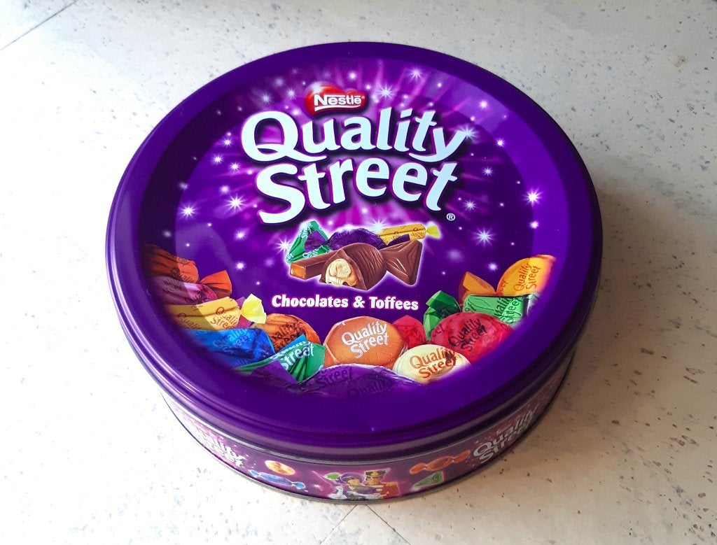 Rond Quality Street blik van Nestlé (2010), Enlèvement ou Envoi