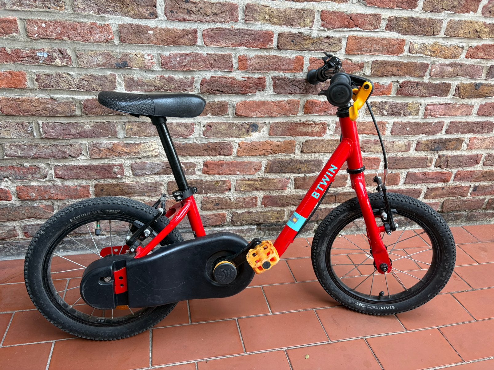 Kinderfiets 14inch 3-5 jaar, Fietsen en Brommers, Fietsen | Kinderfietsjes, Ophalen, Zo goed als nieuw