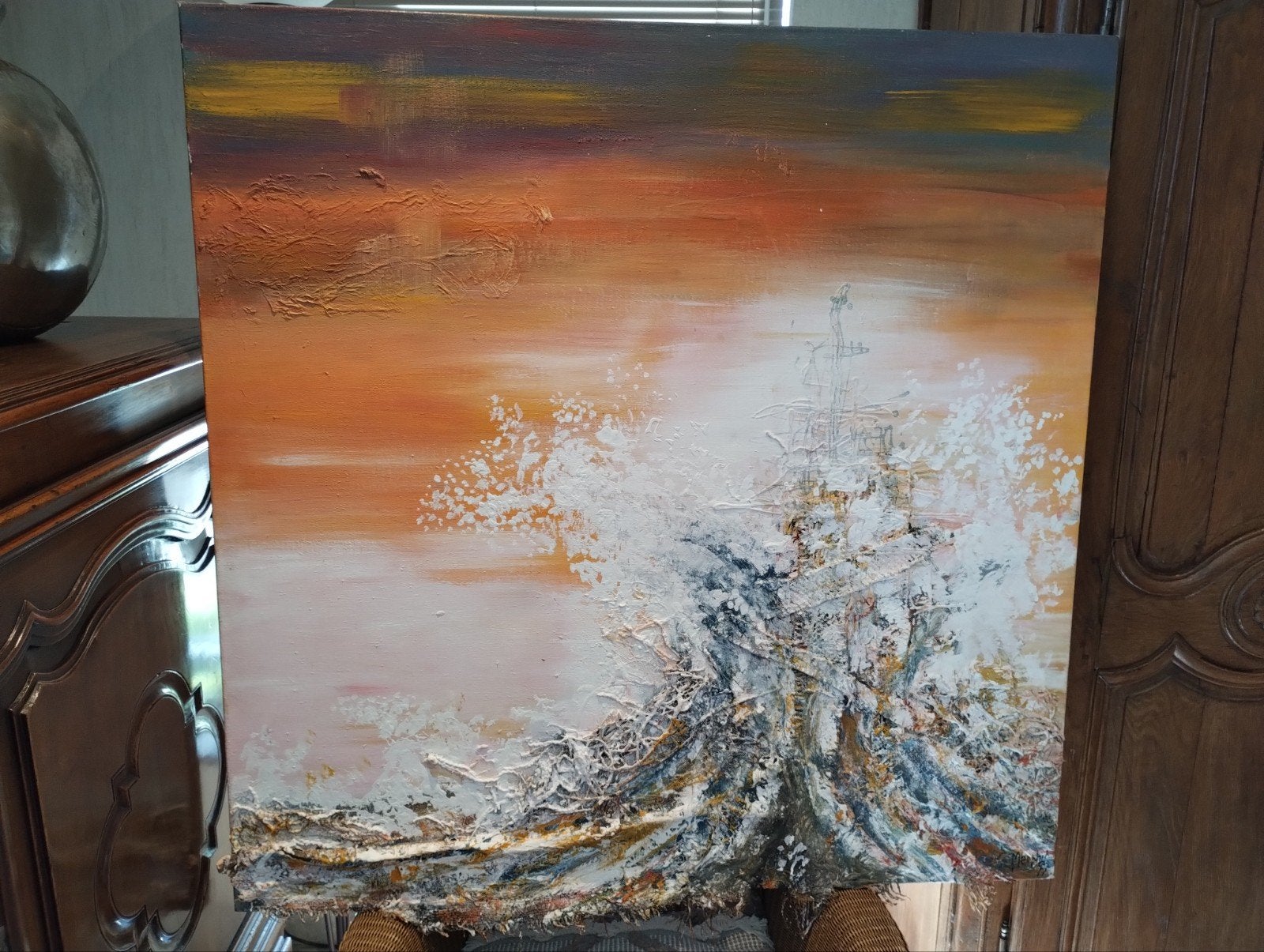 Peinture abstraite, Antiquités & Art, Art | Peinture | Abstraite, Enlèvement