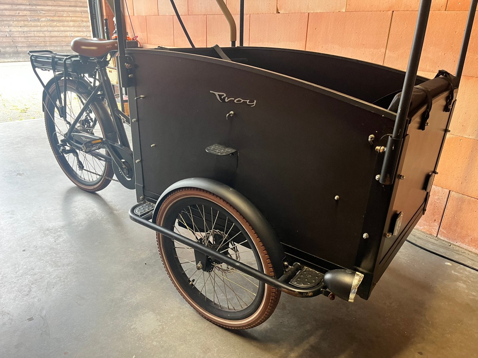 Vogue Troy E-bakfiets 5 ondersteuningen 7 speed Shimano, Fietsen en Brommers, Fietsen | Bakfietsen, Gebruikt, Overige merken, 4 kinderen of meer