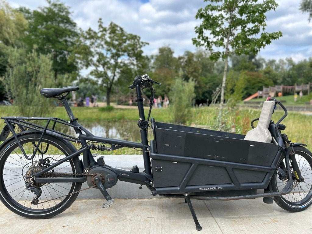 R&M LOAD 75 TOURING HS GRAPHITE MATT, Fietsen en Brommers, Gebruikt, 3 kinderen, Elektrisch, Schijfrem