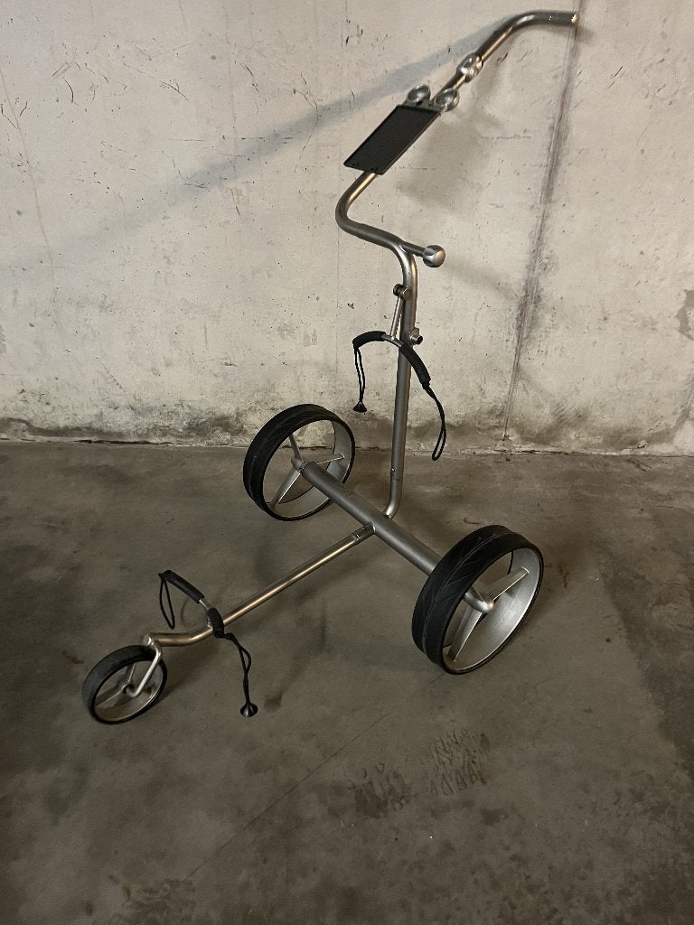Jucad E Golf Trolley, Sport en Fitness, Ophalen of Verzenden, Zo goed als nieuw, Golfkar, Overige merken