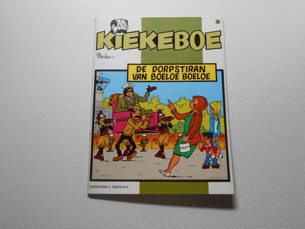kiekeboe 3a De dorpstiran van Boeloe Boeloe 1979 1 ste druk., Neuf, Enlèvement ou Envoi, Une BD, Merho