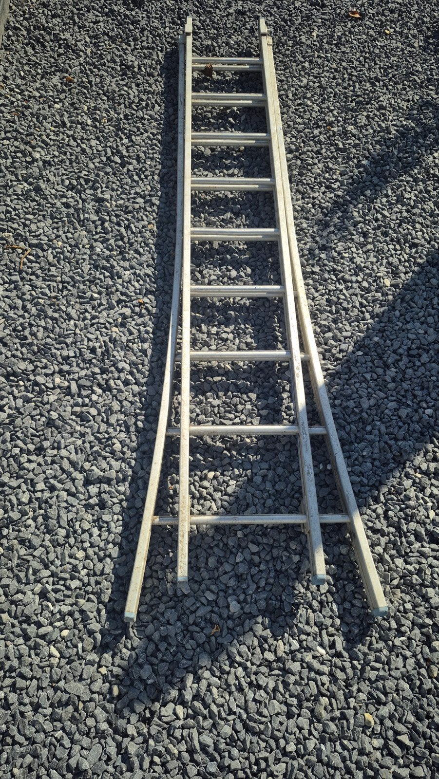 alu schuifladder 4m.50, Ophalen