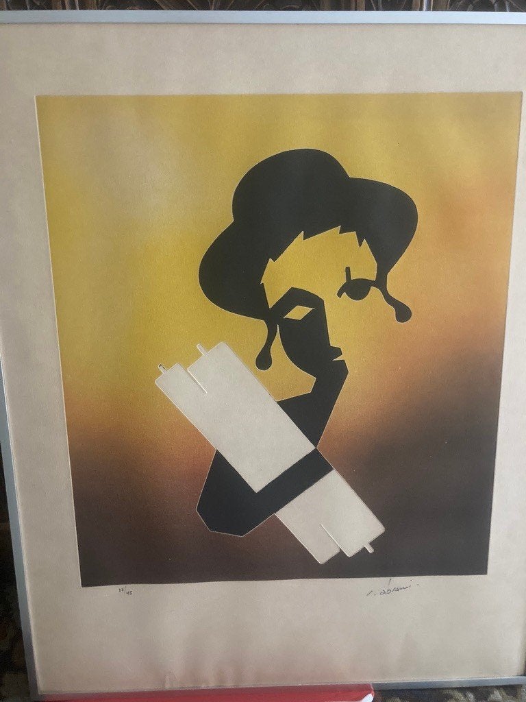 Litho, Gesigneerd, Ophalen, Portret en Figuren, Lithografie