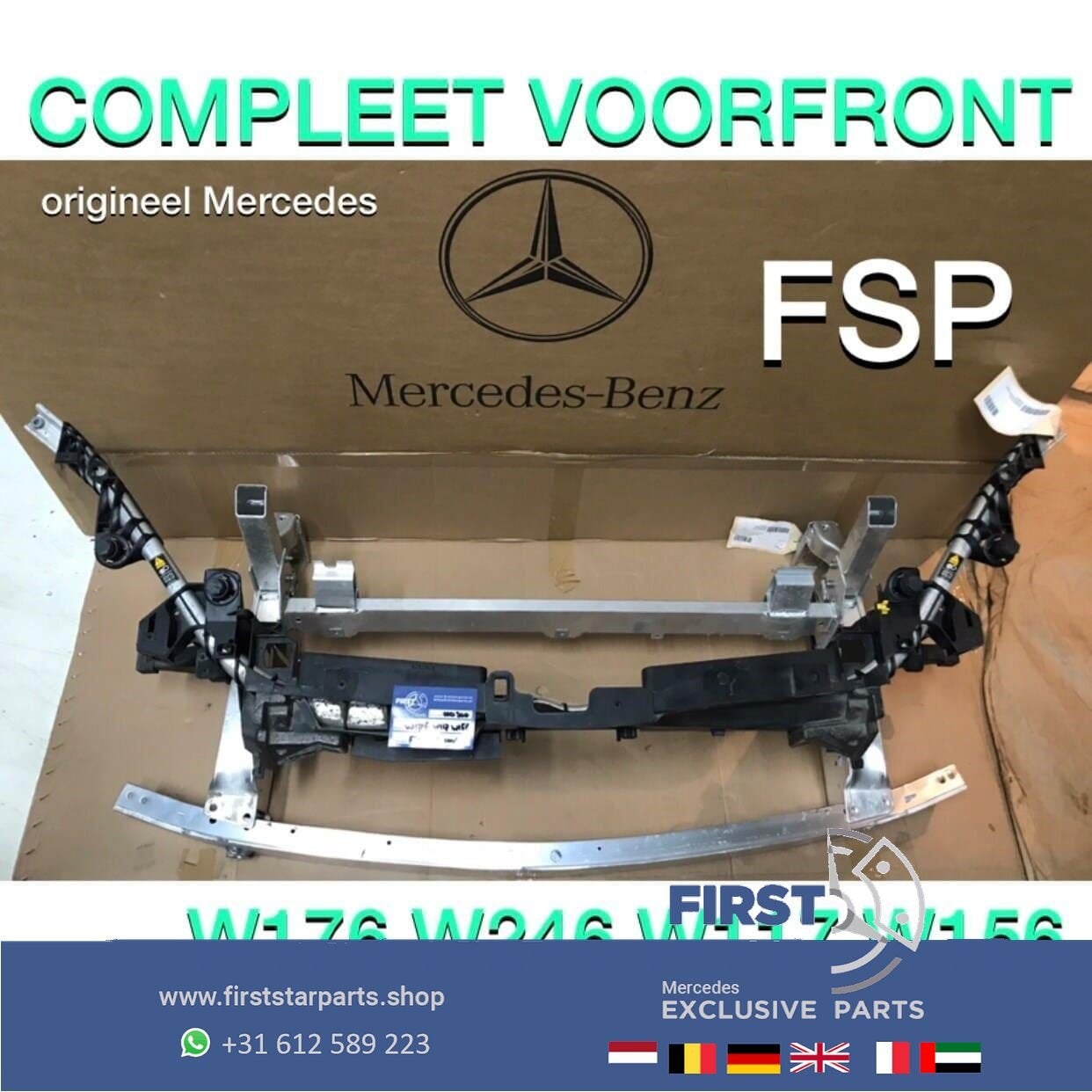 COMPLEET Mercedes COMPLEET VOORFRONT W176 W117 W246 W156 FRO, Gebruikt, -, Voor, Ophalen of Verzenden