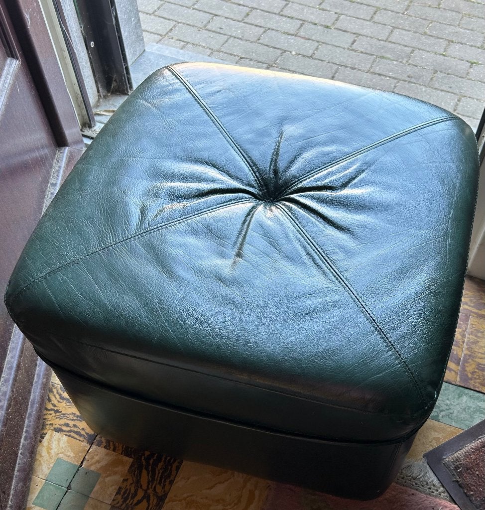 Ensemble canapé - fauteuils - pouf, Enlèvement, Utilisé, Bois, Rustique