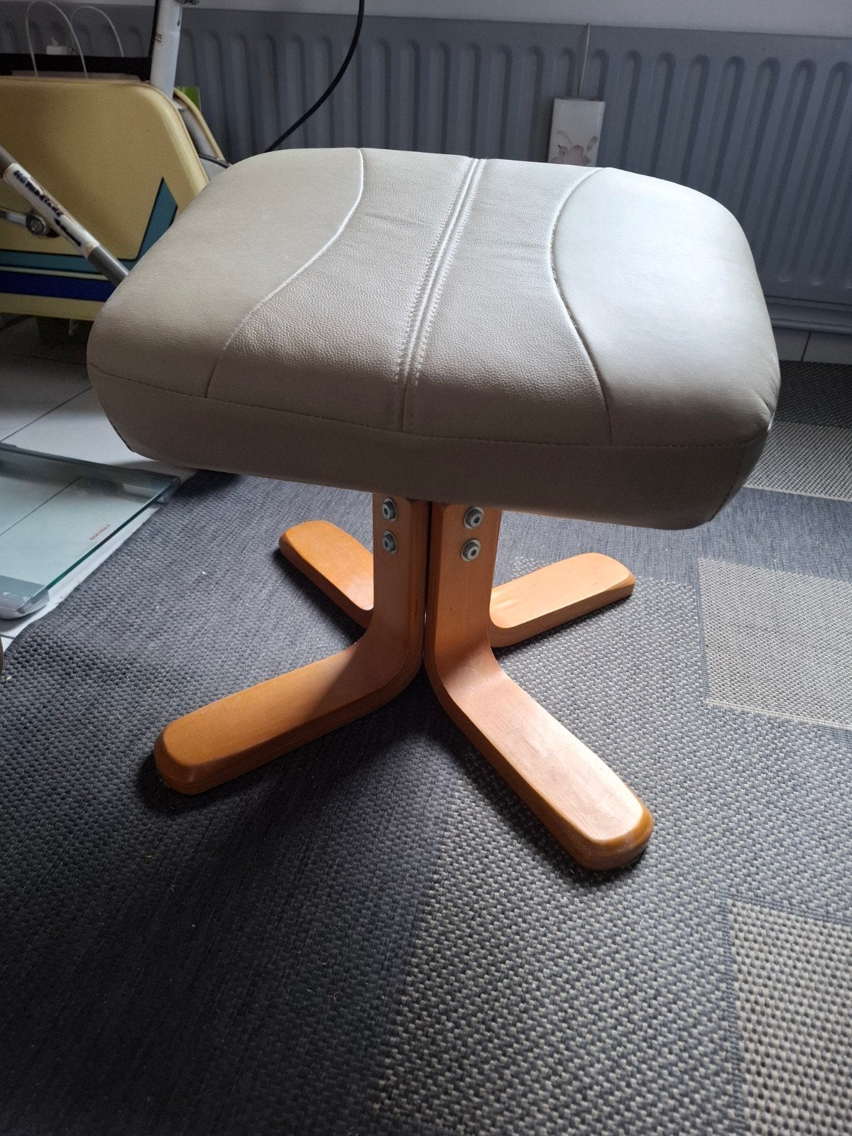 2 lederen relaxzetels, Ophalen