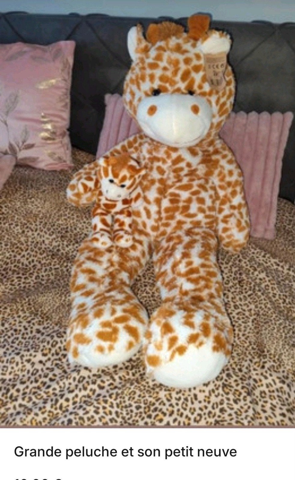 peluche neuve avec son petit, Enlèvement ou Envoi, Avec son