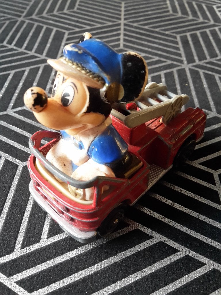 Matchbox auto, Mickey Mouse, 1979, Disney Series nr. 1, Ophalen of Verzenden, Mickey Mouse, Gebruikt, Beeldje of Figuurtje