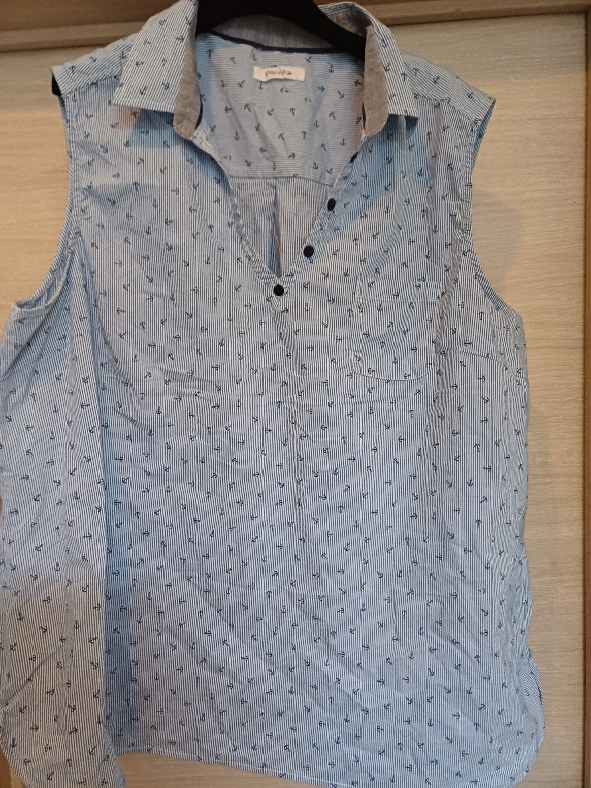 Blouse sans manches à ancres Paprika (Taille 4= 50/52), Vêtements | Femmes, Enlèvement ou Envoi, Comme neuf, Chemisier ou Tunique