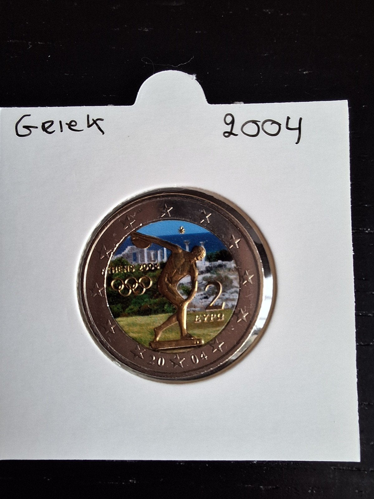 Gekleurde herdenkingsmunten Griekenland, Ophalen of Verzenden