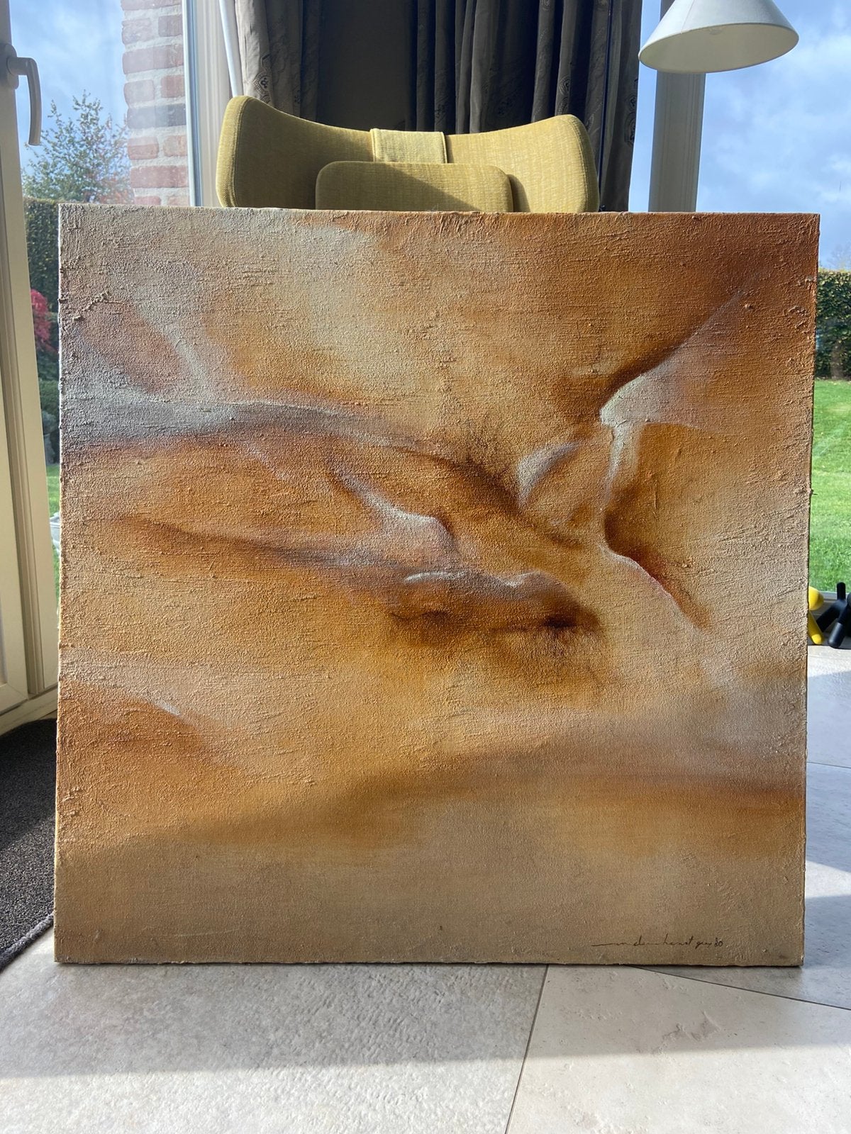 Tableau Abstrait Matiériste – Guy VAN DE KERST (1980), Antiquités & Art, Enlèvement
