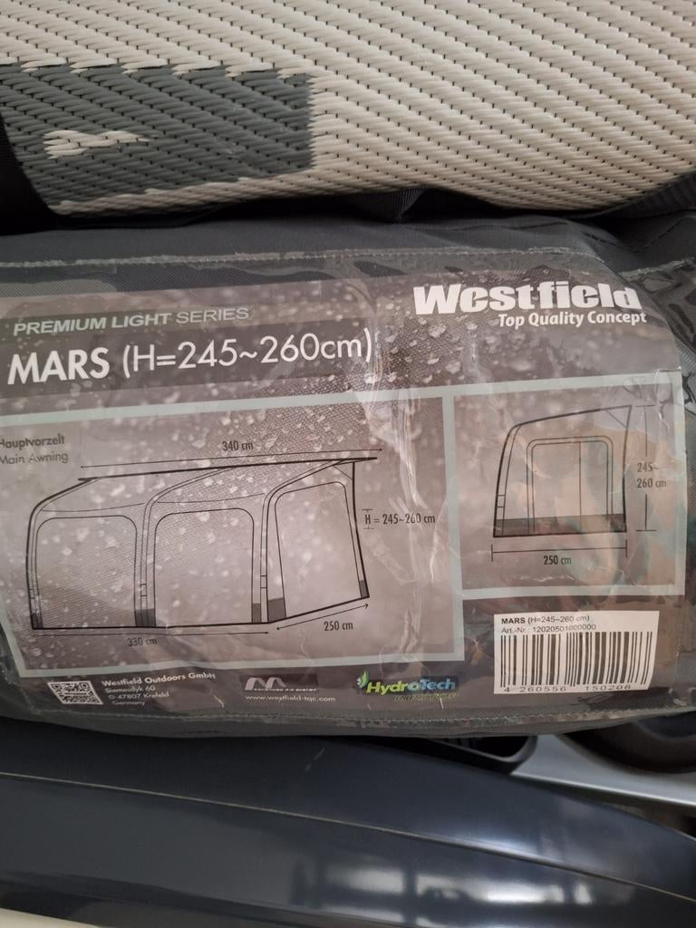 Te koop Westfield Mars opblaasbare voortent voor buscamper, Ophalen, Zo goed als nieuw