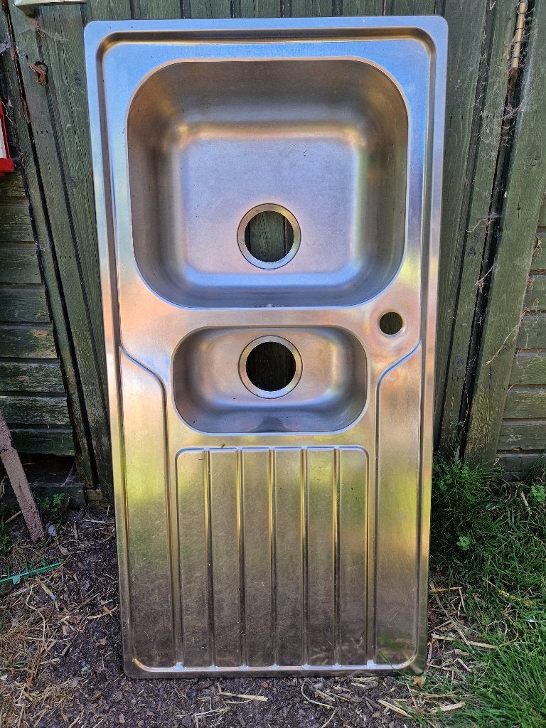 Inox spoelbak, Ophalen, Zo goed als nieuw