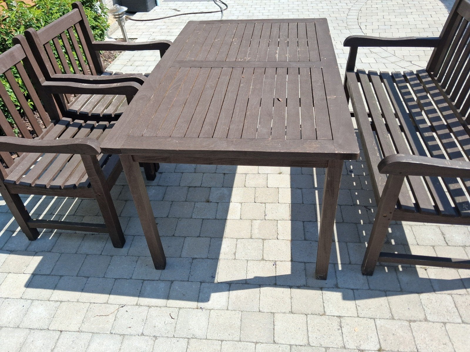 Tuinset hout, Tuin en Terras, Tuinsets en Loungesets, Ophalen, Hout, Bank, Tuinset