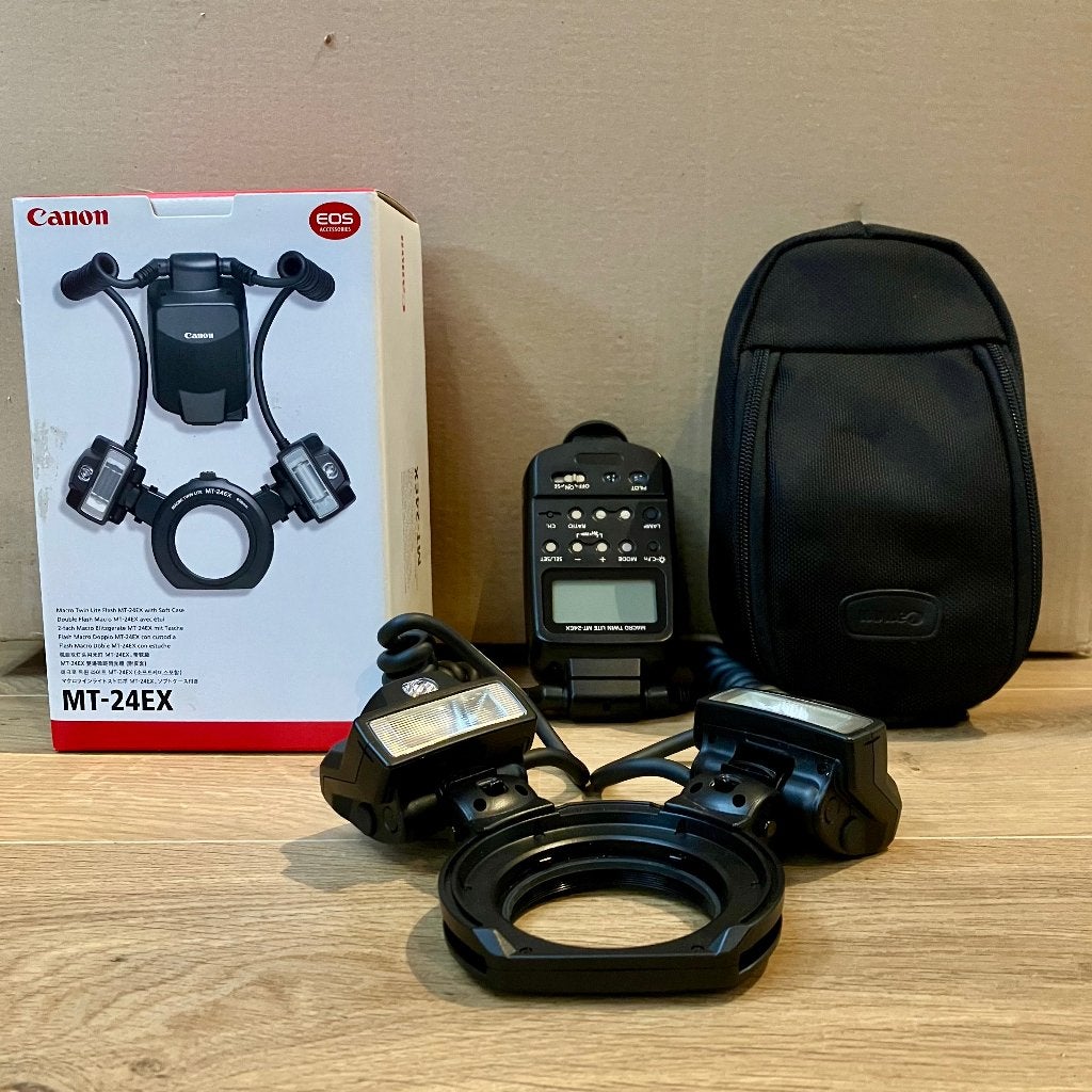 Canon MT-24EX twin macro flash, Audio, Tv en Foto, Foto | Flitsers, Ophalen, Canon, Canon