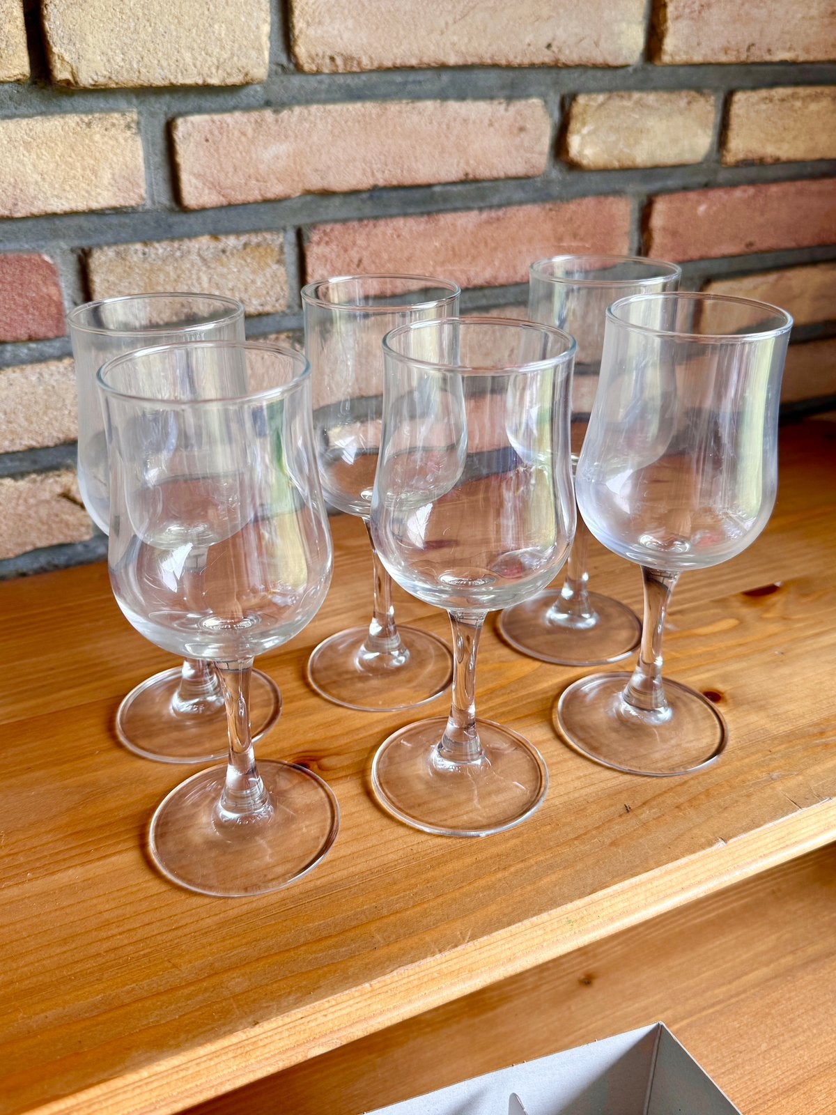 6 portoglazen, Verzamelen, Glas en Drinkglazen, Ophalen, Zo goed als nieuw