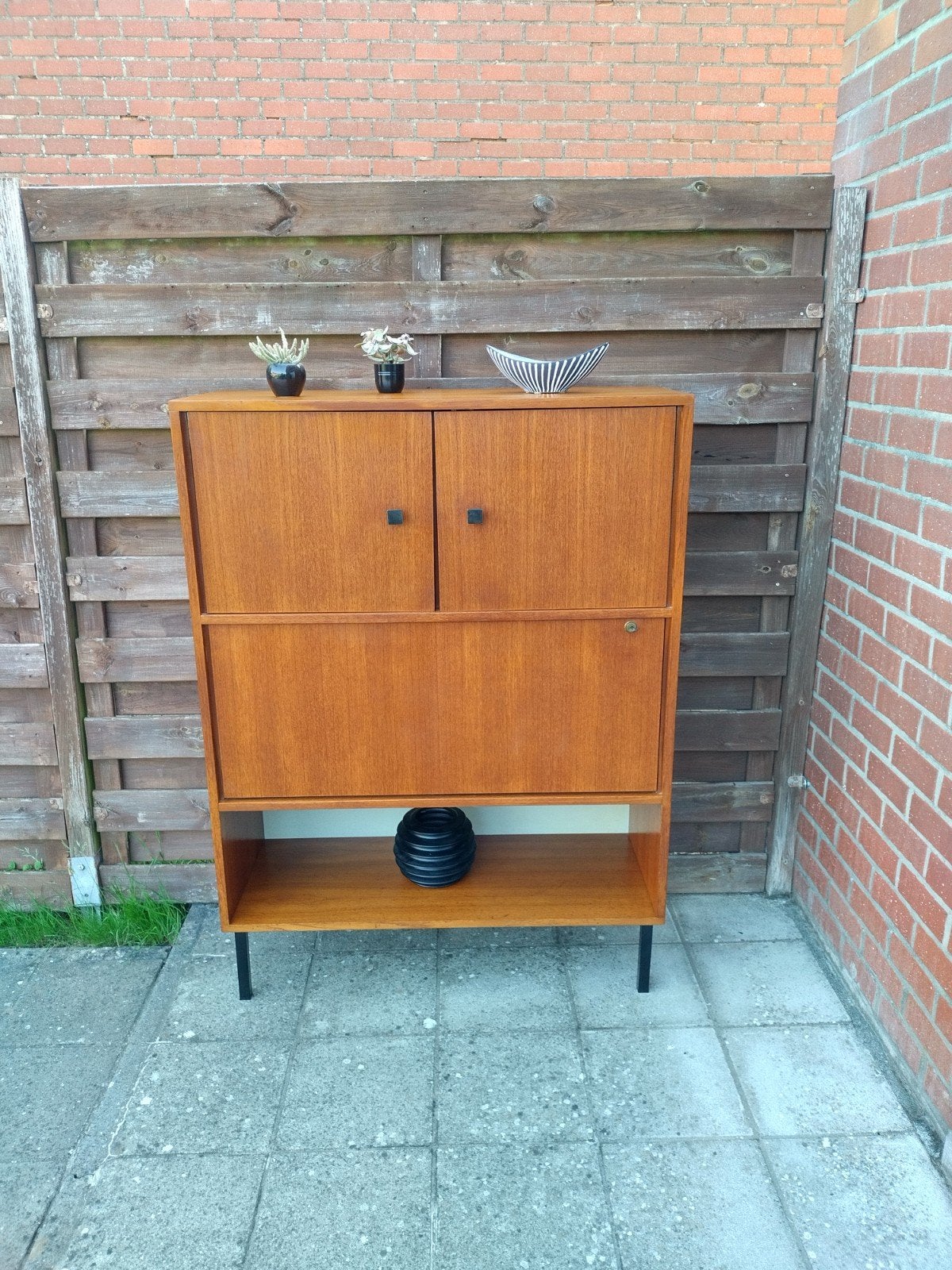 Meuble buffet scandinave vintage, Maison & Meubles, Enlèvement, Teck