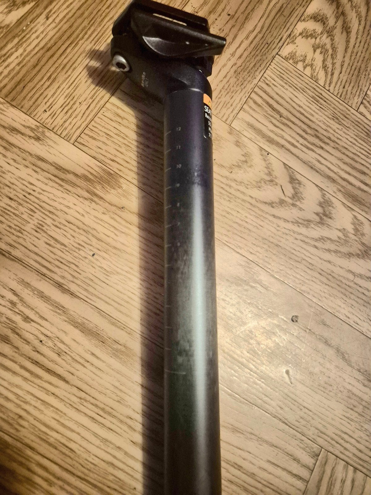 Tige de selle en carbone Van Rysel 27,2, Enlèvement ou Envoi, Selle, Carbone