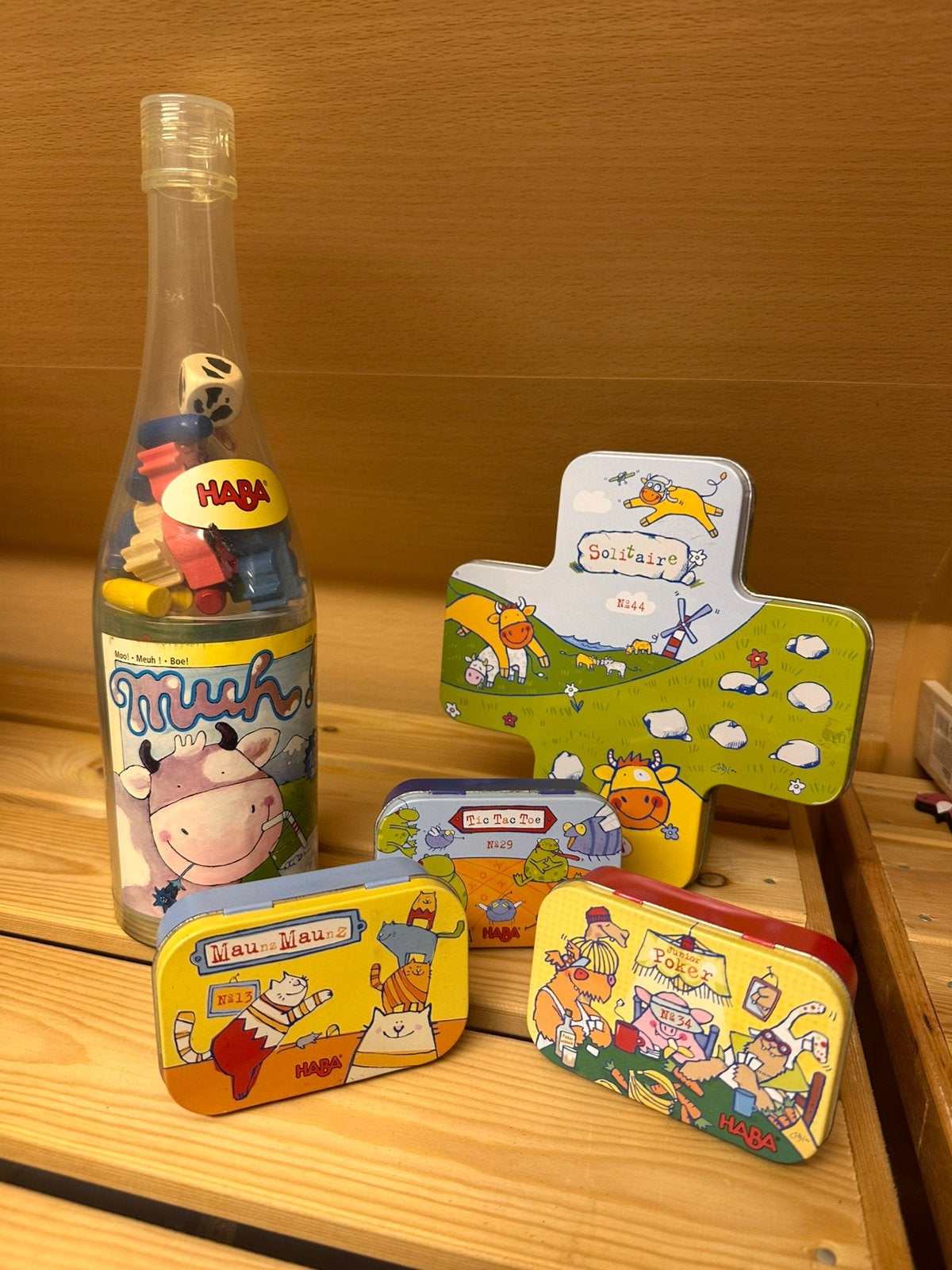 Haba 5 kleine spelletjes, Ophalen