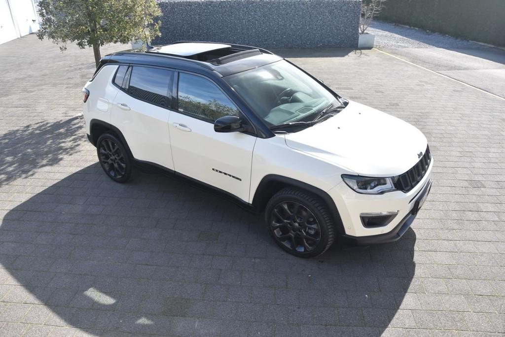 Jeep Compass 1.3 Turbo S 150 DDCT/Leder/Opendak/Zetelkoeling, Gebruikt, 4 cilinders, Bedrijf, 5 zetels
