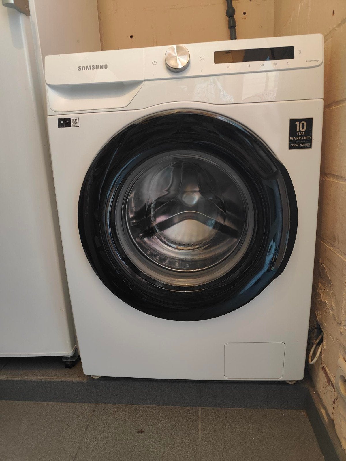 Samsung wasmachine Samsung WW90T534AAW Autodose, 1200 à 1600 tours, 85 à 90 cm, Programme court, Comme neuf