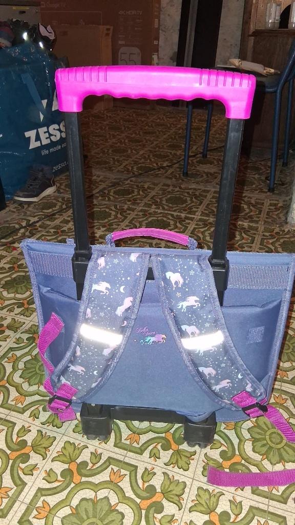 cartable, Handtassen en Accessoires, Tassen | Schooltassen, Ophalen, Blauw, Aktetas of Boekentas, 50 cm of meer