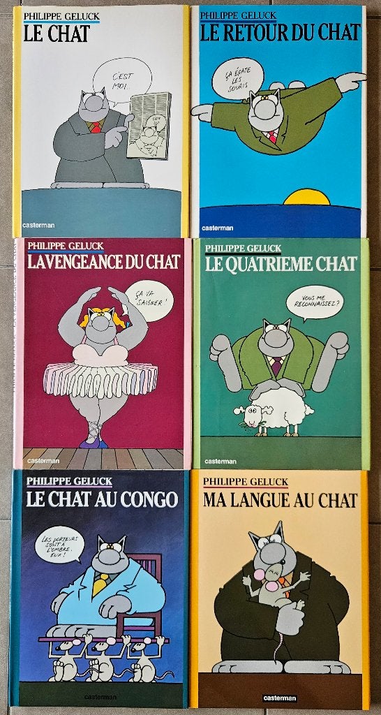 Lot BD Le Chat – Très bon état, Livres, Plusieurs BD, Enlèvement, Utilisé, Philippe Geluck