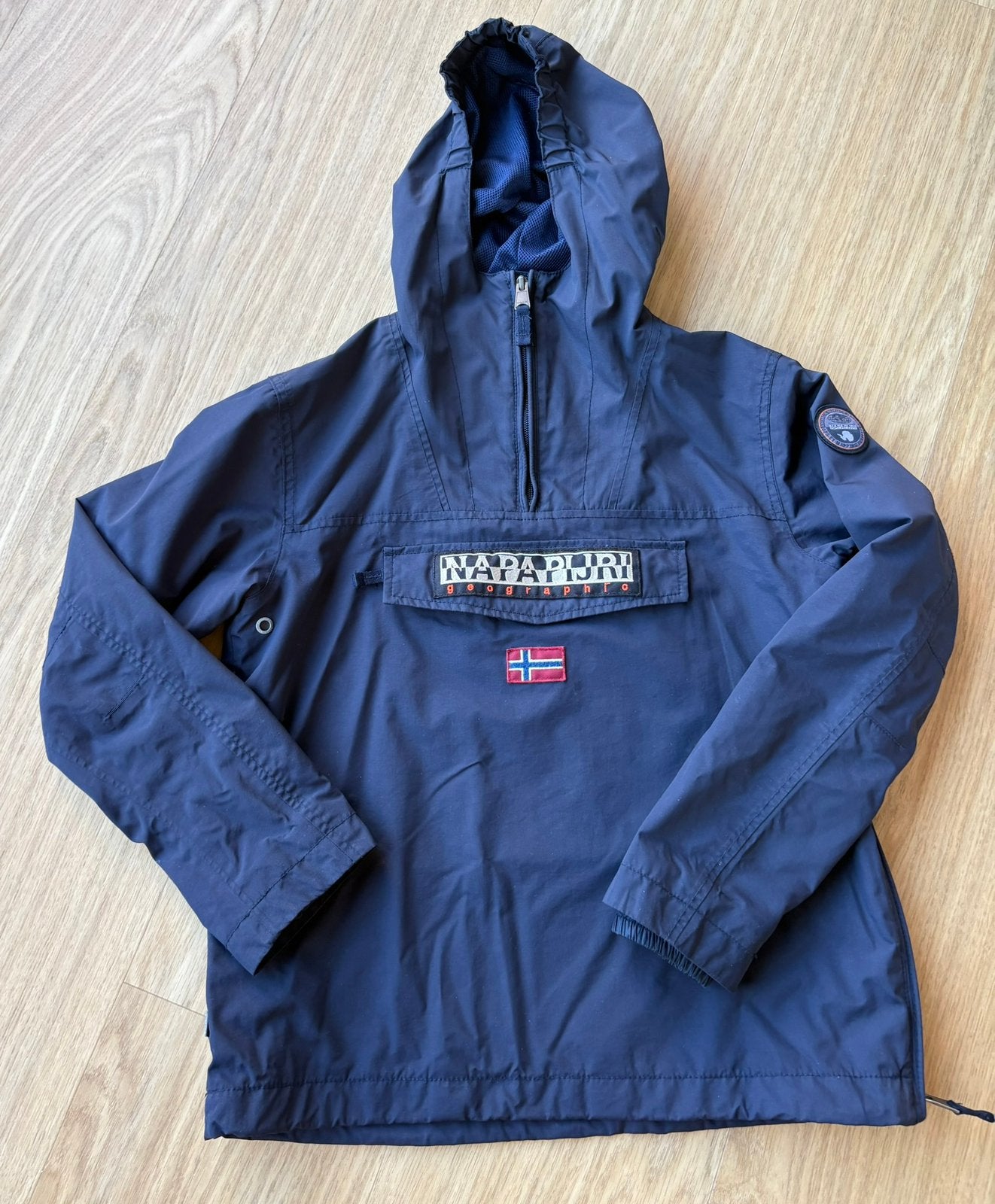 Veste Napapijri marine Taille 12 ans, Enlèvement, Utilisé, Garçon ou Fille, Pull ou Veste