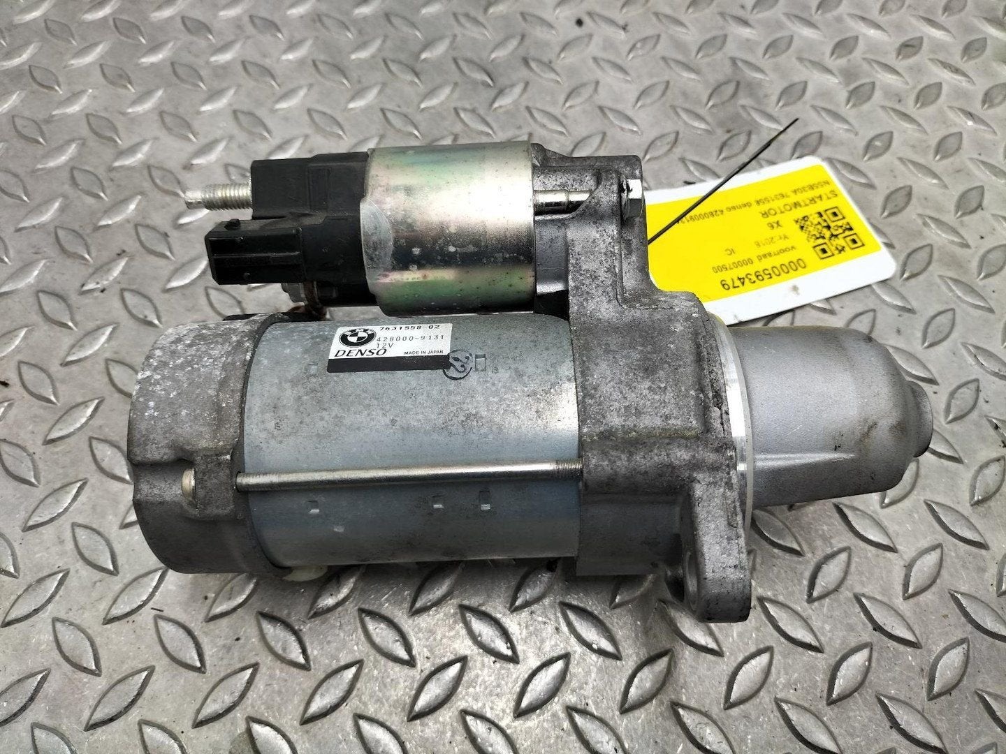 BMW X6 STARTMOTOR 7631558, 4280009131 2018, Enlèvement ou Envoi, Utilisé, ARN reconnu