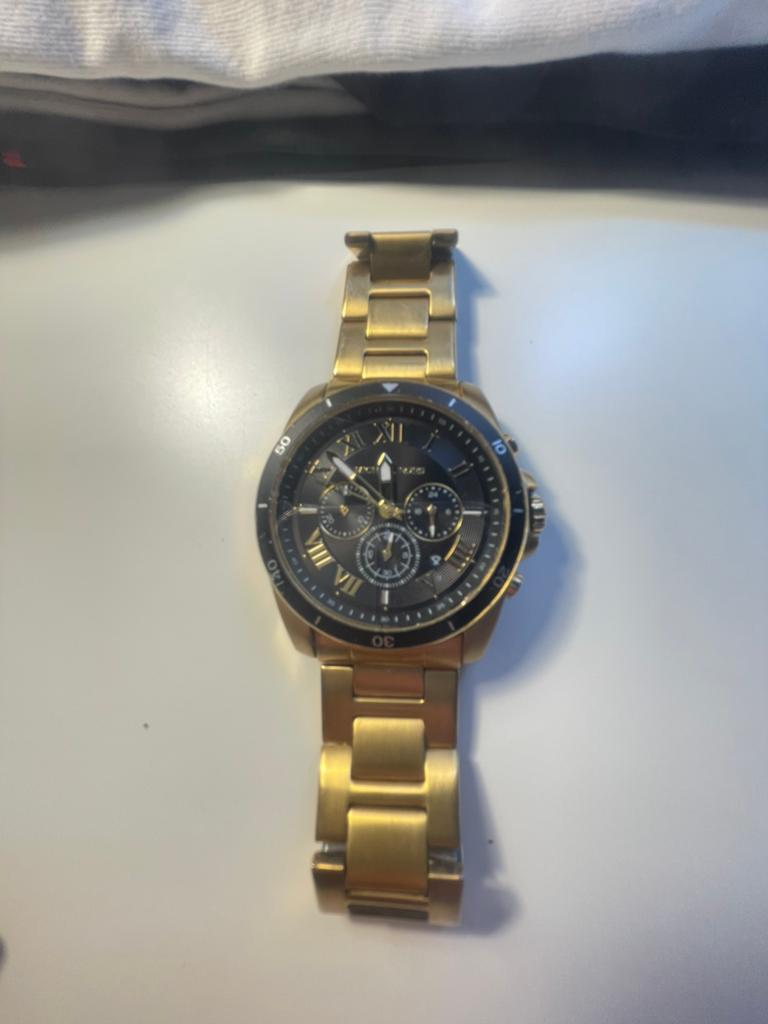 Michael kors horloge, Bijoux, Sacs & Beauté, Montres | Hommes, Utilisé, Montre-bracelet, Autres marques, Or, Acier, Enlèvement ou Envoi