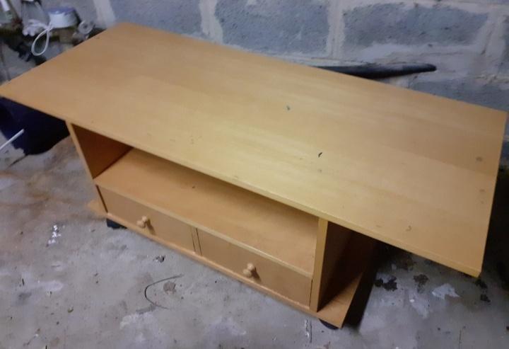 Meuble TV sur roulettes, 25 à 50 cm, 100 à 150 cm, Enlèvement, Utilisé