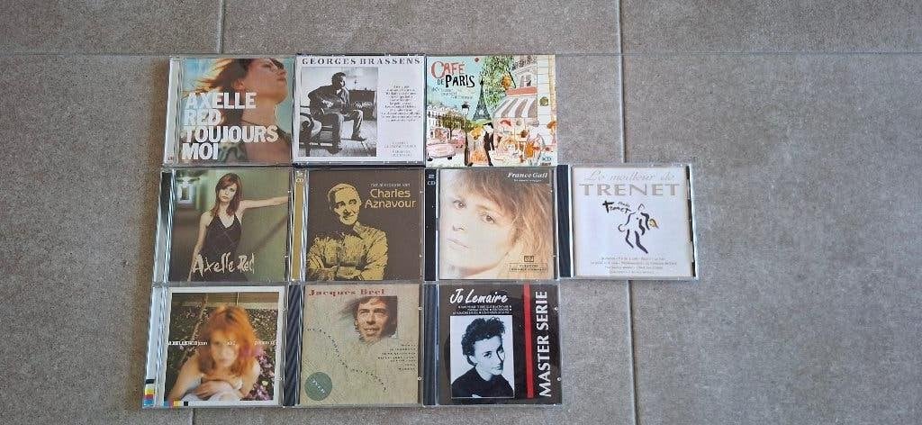 Franstalige liedjes 14 CD's, Ophalen