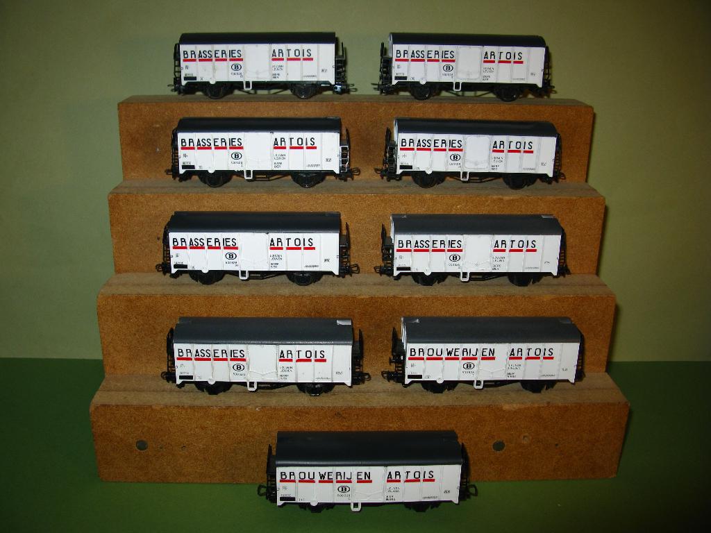 LILIPUT HO : wagons NMBS Artois, Gebruikt, Gelijkstroom, Wagon, Ophalen of Verzenden