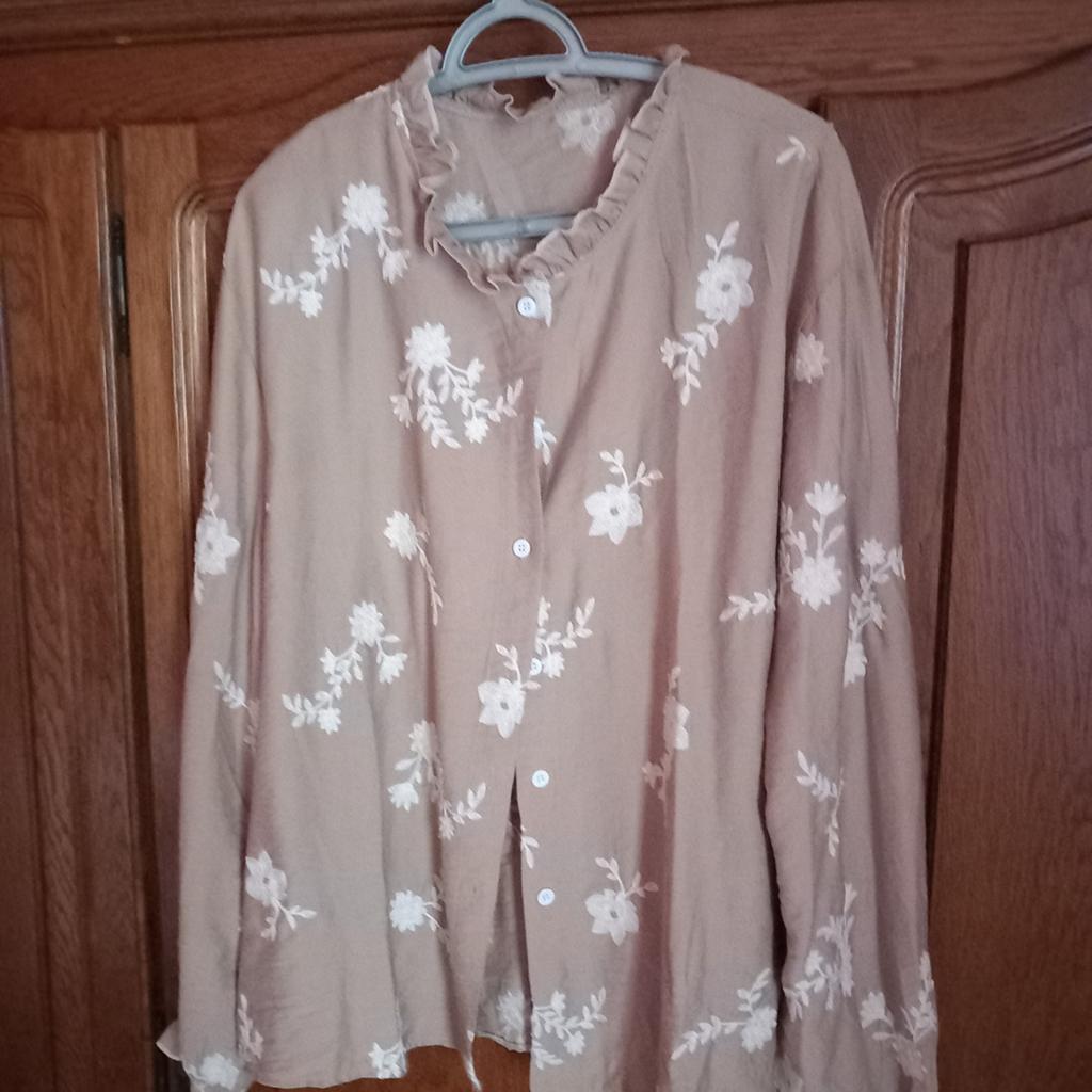Nieuwe beige blouse, Ophalen