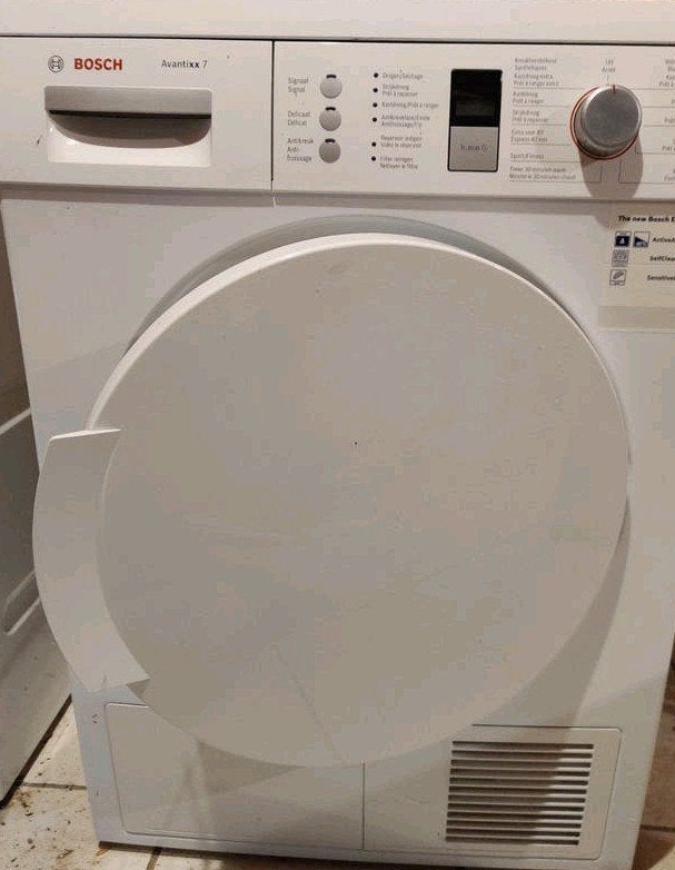 Sécheur à pompe à chaleur Bosch Avantixx7, Electroménager, 6 à 8 kg, Chargeur frontal, Enlèvement, Ne fonctionne pas