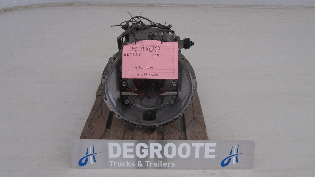 Versnellingsbak VOLVO F10 Type: R1400, Gebruikt, Volvo, Transmissie en Accessoires