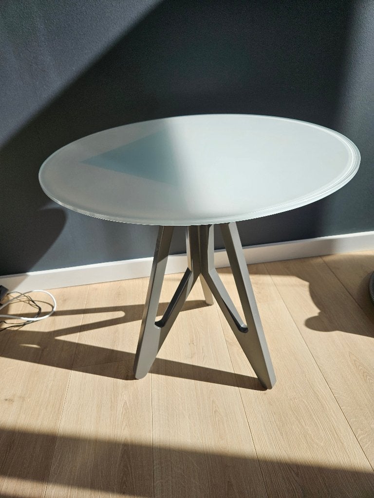 Table d appoint ou de chevet, Rond, Verre, Enlèvement, 45 à 60 cm