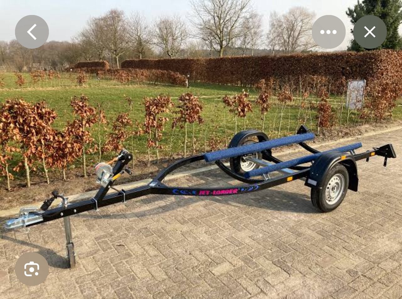 Singel jetloader/ jetski trailer gezocht, Ophalen, Zo goed als nieuw
