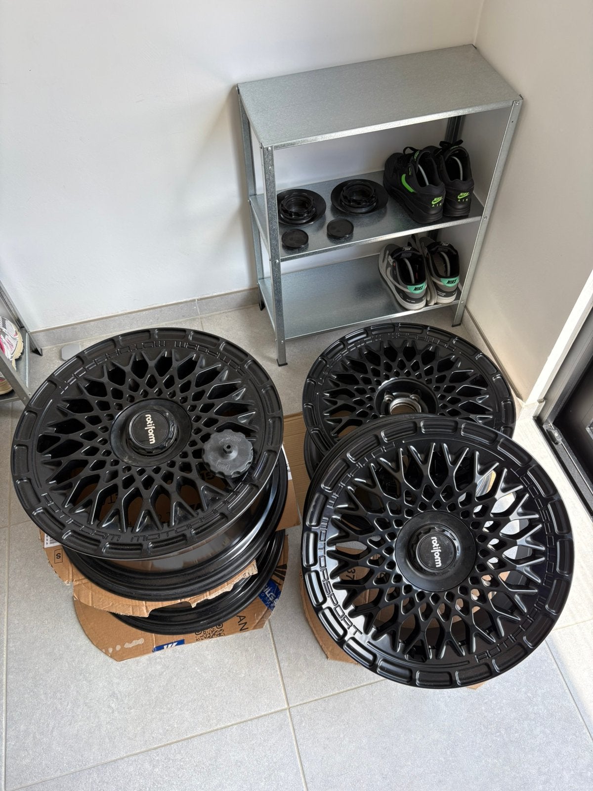 19’ Rotiform LHR-M Zwart, Auto-onderdelen, Banden en Velgen, Overige, Gebruikt, Velg(en), Overige