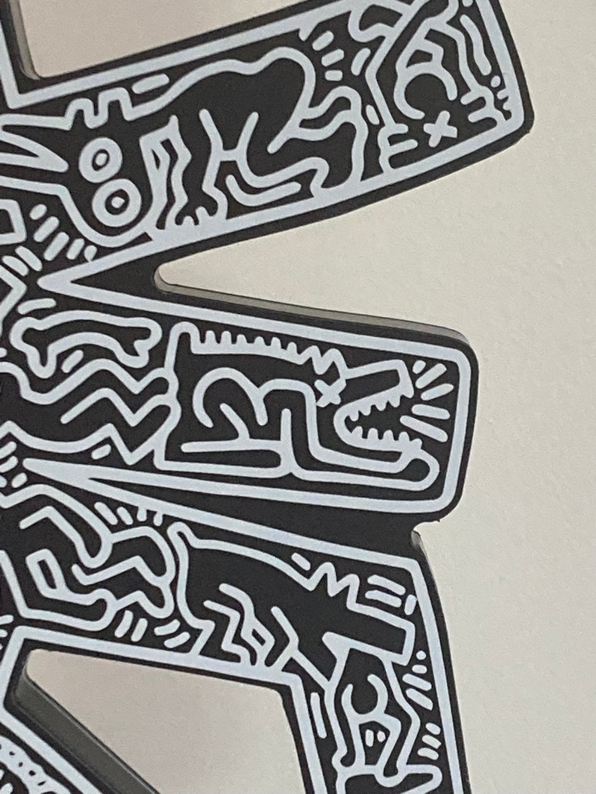 Keith Haring (After): sculptuur van acrylglas met COA, Ophalen of Verzenden