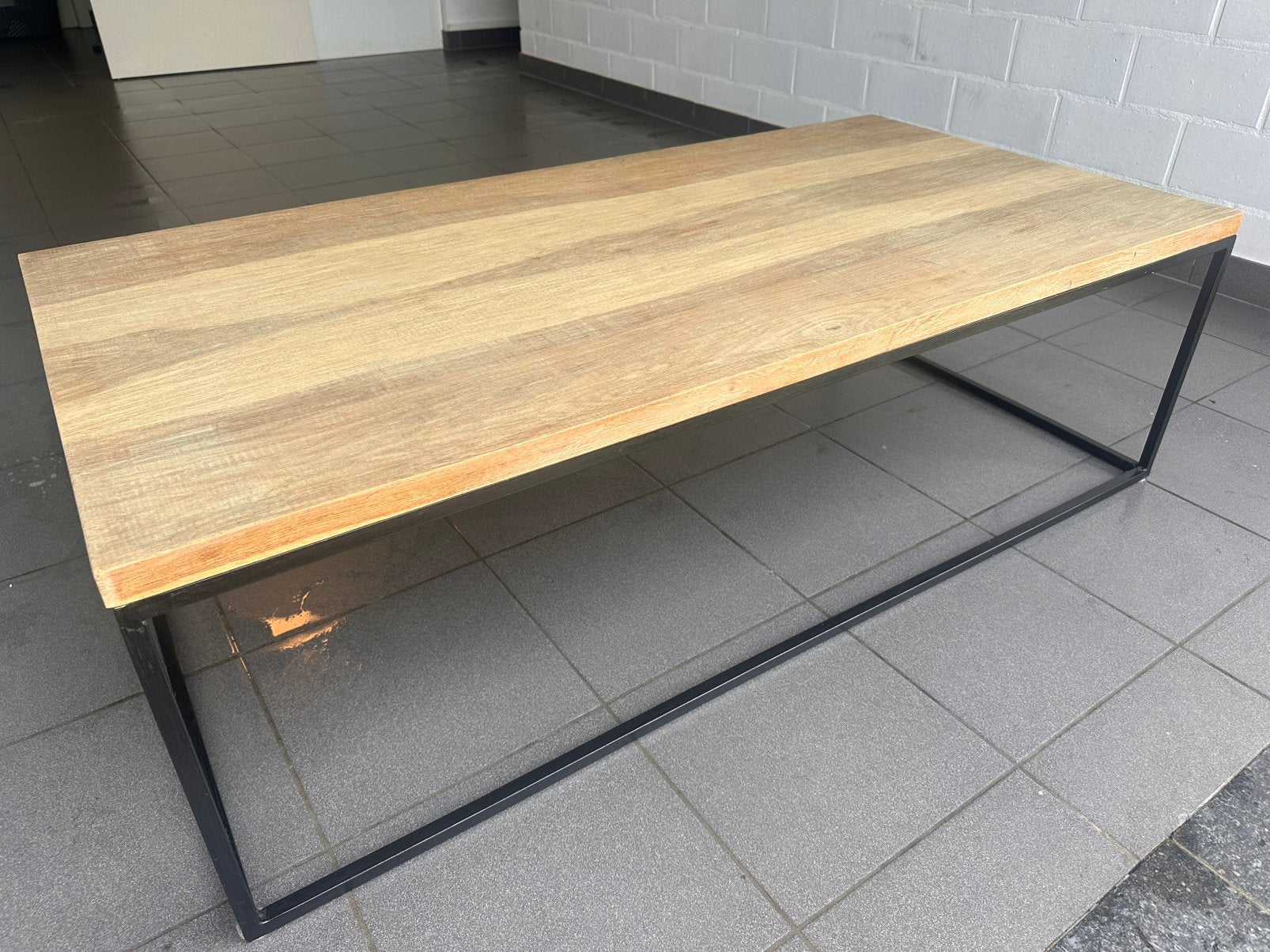 Salontafel, Ophalen, Gebruikt, 100 tot 150 cm, Eikenhout