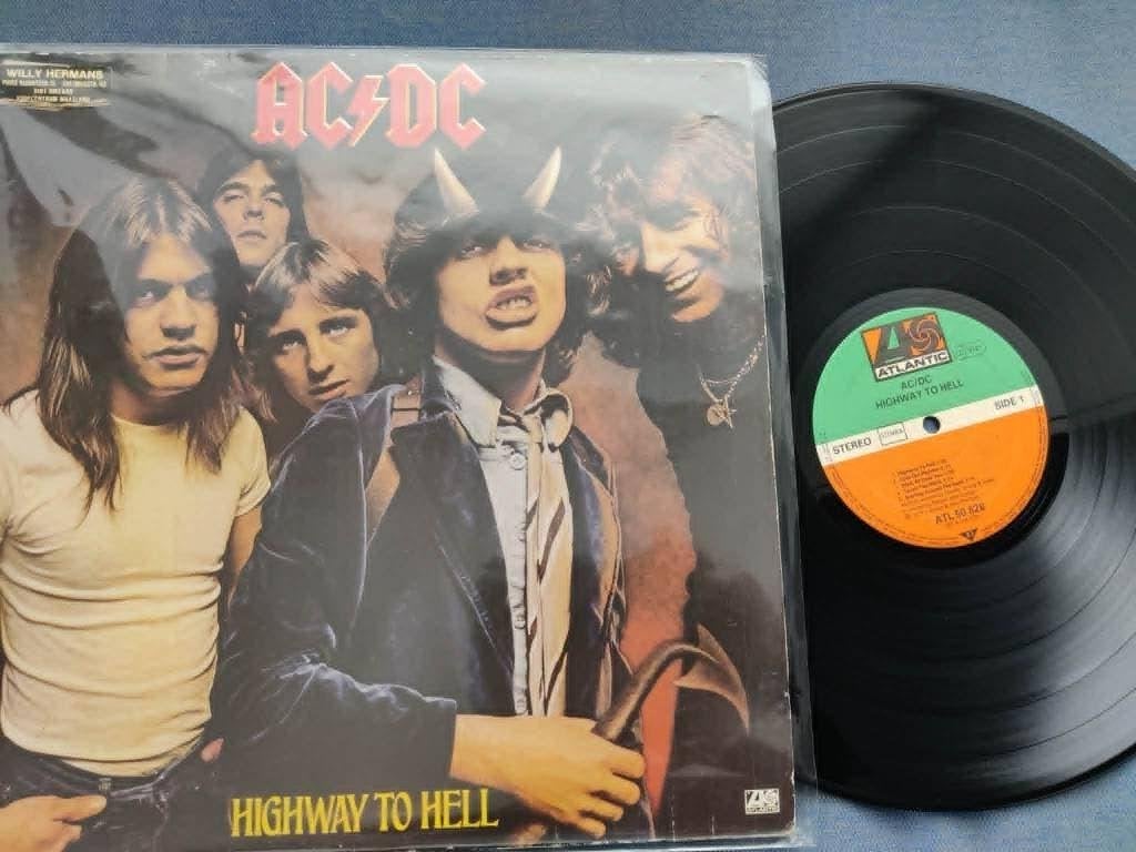 ACDC (highway to hell, atlantic, germany, 79, wez50628A2XX), Ophalen of Verzenden