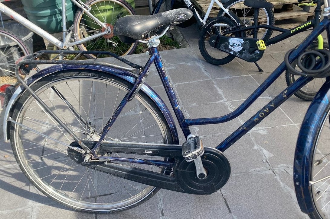 Vélo de ville adulte bleu – Bon état, Ophalen, Gebruikt