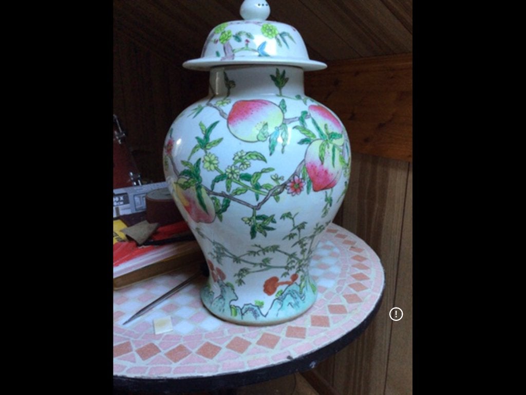 Chinese vaas gestempeld, Antiquités & Art, Antiquités | Vases, Enlèvement ou Envoi