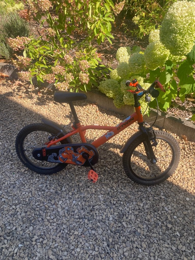 Vélo enfant 16 pouces, Vélos & Vélomoteurs, Enlèvement, Utilisé, Stabilisateurs