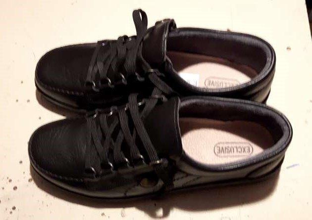 herenschoenen Moliere Classic – zwart leder – maat 43, Ophalen, Zwart, Nieuw, Veterschoenen