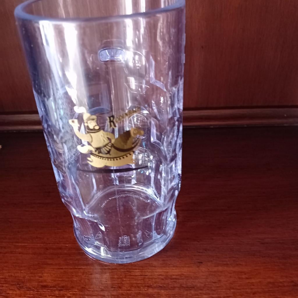Bierglas rodenbach 50cl plastiek, Enlèvement, Verre à bière