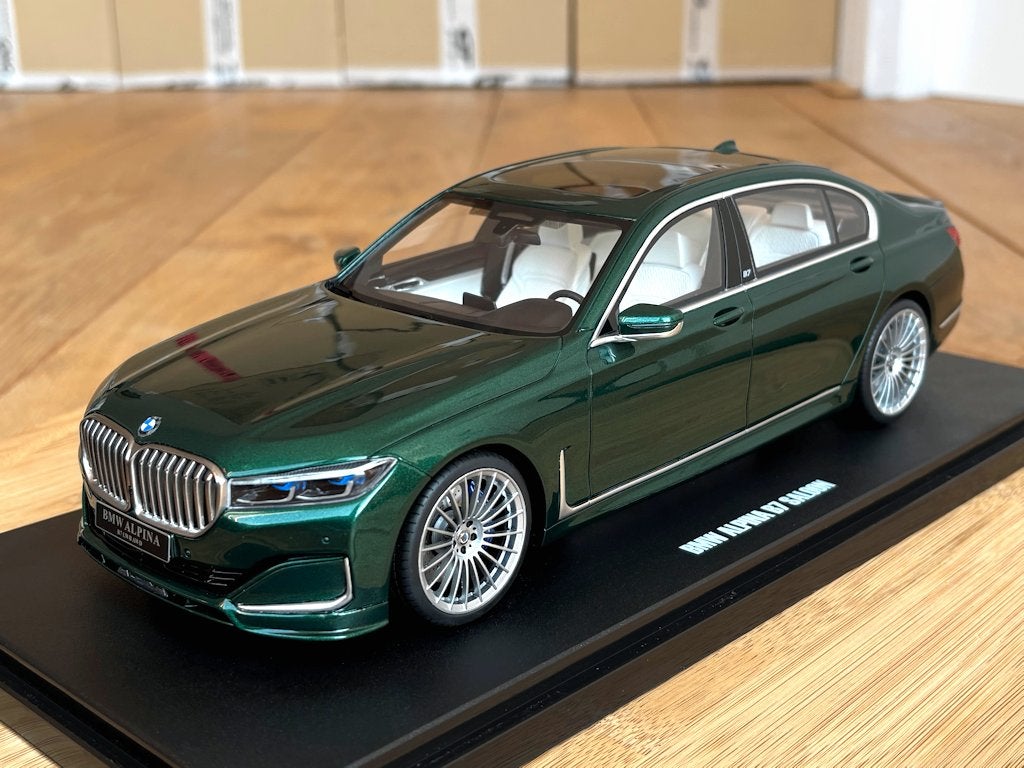 BMW Alpina B7 LWB groen 1:18 GT Spirit GT942 nieuw in doos, Enlèvement ou Envoi, Neuf, Voiture, Autres marques